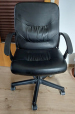 Ikea Kinder Kunstleder Schreibtischstuhl "Moses" schwarz