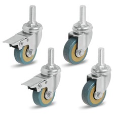 4 Rollen mit Gewindestift