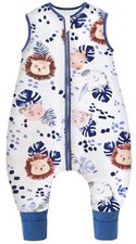 Chilsuessy Baby Schlafsack mit Beinen 2.5 Tog Winter Schlafsack Unisex Ganzjahre