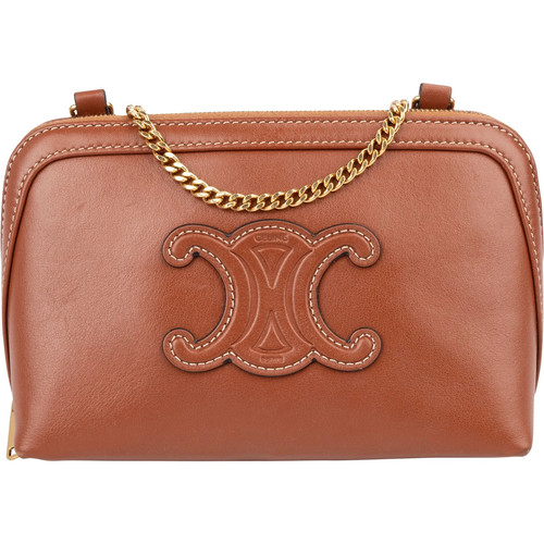 Celine calfskin chain shoulder - calfskin,