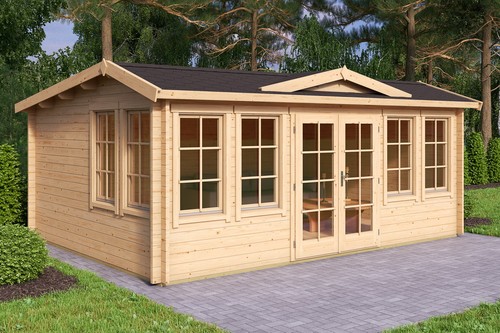 Gartenhaus holz 44mm balmoral - holz,