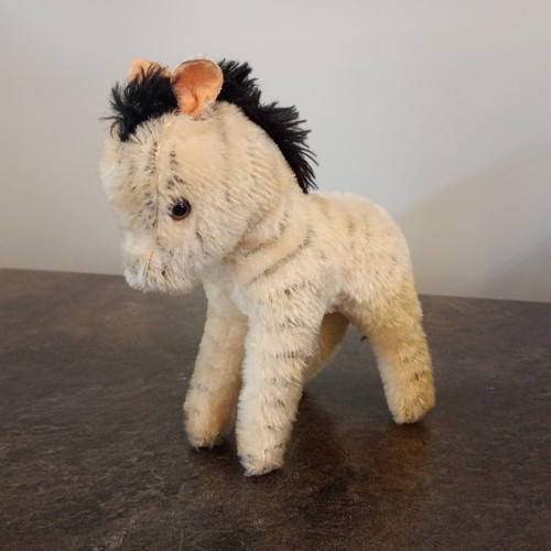 Steiff zebra lang mohair - 19, cm