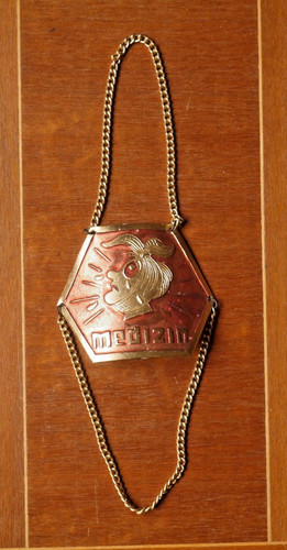 Ddr kette mit schild - mit, für