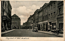 AK GRUSS AUS SCHLESIEN FREYSTADT BZ LIEGNITZ GASTHAUS DEUTSCHES HAUS + GESCHÄFTE