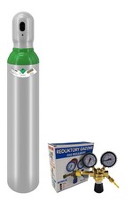 Gasflasche 8 Liter Argon voll 4.8 Schutzgas TIG WIG + Flaschendruckminderer