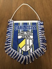 fc carl zeiss jena wimpel/Pennant/fanion 🔵🟡⚪️🟡🔵