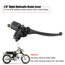 Rechts Motorrad Bremspumpe Bremszylinder Bremshebel Für 7/8'' 22MM Roller Neu