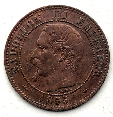 Centimes 1855 frankreich - 2,