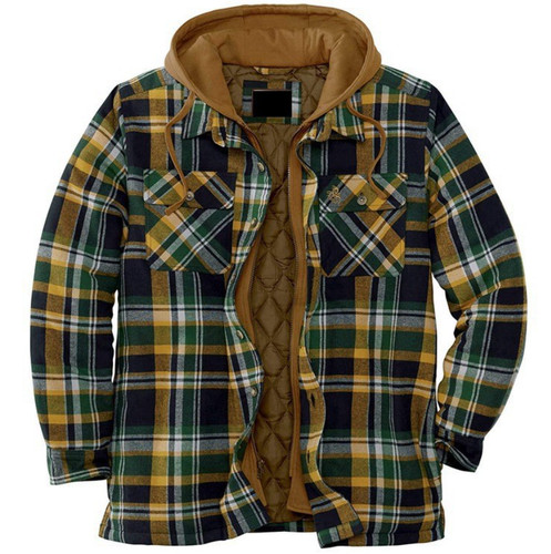 Herren plaid arbeitsjacke - plaid,