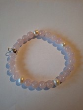 Thomas Sabo Armband Silber Carrier, 925er - Rosenquarz und Perle