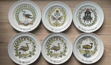 6x Porcelaine de Paris D'Auteuil Chambord Giraud - Speiseteller - Teller - 24 cm