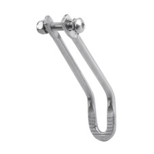 Lampenhalter aus Edelstahl mit Schraube M5 und Mutter und 2 Beilegscheiben