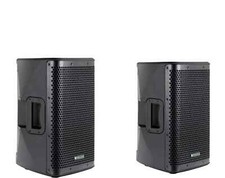2x DJ PA 8" Aktiv Lautsprecher Set Box Bluetooth Monitor Bi-Amping Stereo 800W