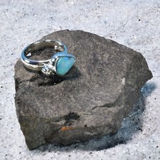 Boulder opal ring - boulder,