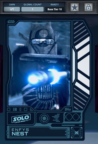 Topps star wars card trader - star,