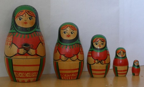 Russische matrioschka alte - matrioschka,,