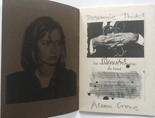 Rosemarie Trockel Katalog Original signiert signed autograph Autogramm Signatur