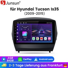 9'' Autoradio Für Hyundai ix35 Tucson 2009-2015 Android 13 CarPlay GPS Nav WIFI