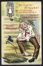 AK Der Ehekrieg, Die Dicke