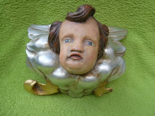 Antike holzfigur geschnitzter - antike,