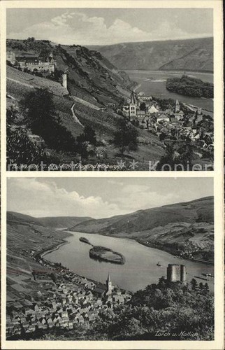 Bacharach rhein mit burg - rhein,