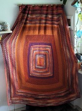 Vorhang Häkeldecke Tagesdecke VEGAN NEU Decke Bohemian Überwurf Decke Bettdecke