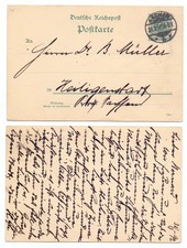 131866 - Ganzsache P 30 (192 a) - Postkarte, Aachen 31.3.1892 nach Heiligenstadt