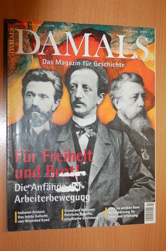 Damals 2013 - damals, das