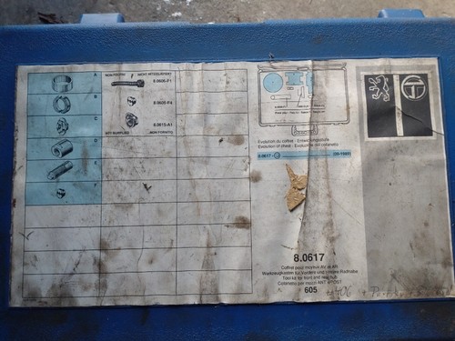 Peugeot koffer spezialwerkzeug - peugeot,
