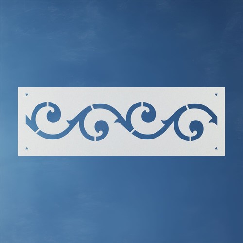 Schablone bordüre ornament - schablone,