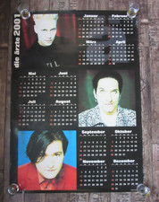 die ärzte Wandkalender Kalender Plakat 2001 DÄ Bela Farin Rod