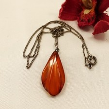 Bernstein Anhänger Silber mit