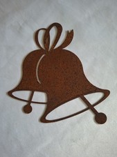 Edelrost Metall Rost Deko Glocke Rostig 14x15cm