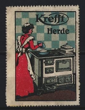 Reklamemarke krefft herde und - krefft,,