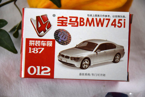 Bmw 745 schwarz bausatz - bmw, i