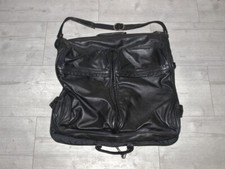 Picard Jet2001 Kleidertasche Leder schwarz Reisekoffer Kleidersack Weekender