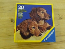 20 Hunde aus Holz, Ravensburger, Puzzle, vollständig, 9-5