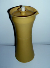 tupper piroschka Vakuumdeckel Ölkanne Essigkanne Öl-Kännchen 70er Vintage 1246-2