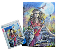 sehr gepflegt Gothic Ravensburger 1000er Puzzle Patronin der Wölfe vollst 19664