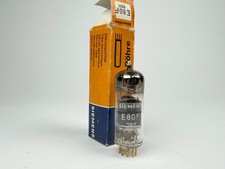 Siemens E80F Röhre NOS OVP pinched Waist D-Getter Röhrenradio Audio Valve