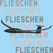 Segelflugzeug Aufkleber
