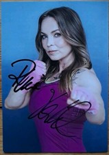 Regina Halmich Orig Autogramm