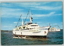 39172264 - MS Wilhelmshaven Ausbooten vor Helgoland Seebaederschiff 1989