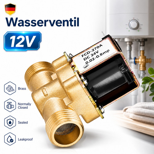 Magnetventil messing zoll - magnetventil,