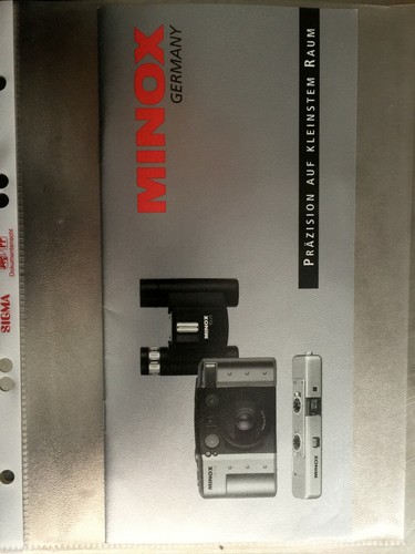 Minox prospekt text - , text.deutsch