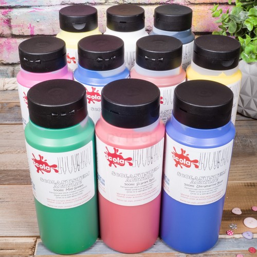 Scola reine acrylfarbe 500ml - reine,