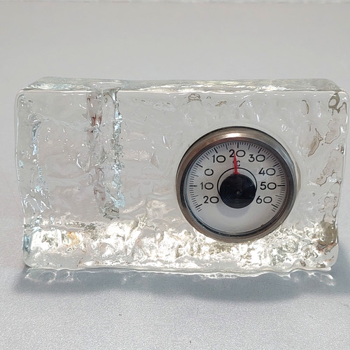 Vintage glas thermometer - glas,