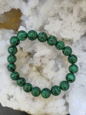 Malachit (gepresst) Armband 10