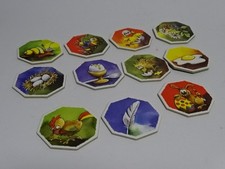 11x Ersatzplättchen 6eckig - Zicke Zacke Hühnerkacke  Zoch Spiel des Jahres