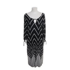 Lascana, Kleid, Größe: 46, Schwarz/Weiß, Chevron, Damen #oPt